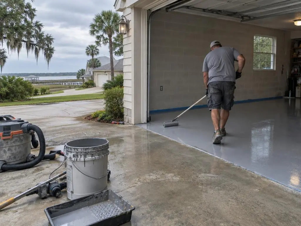 Garage Floor Epoxy in Jacksonville, FL