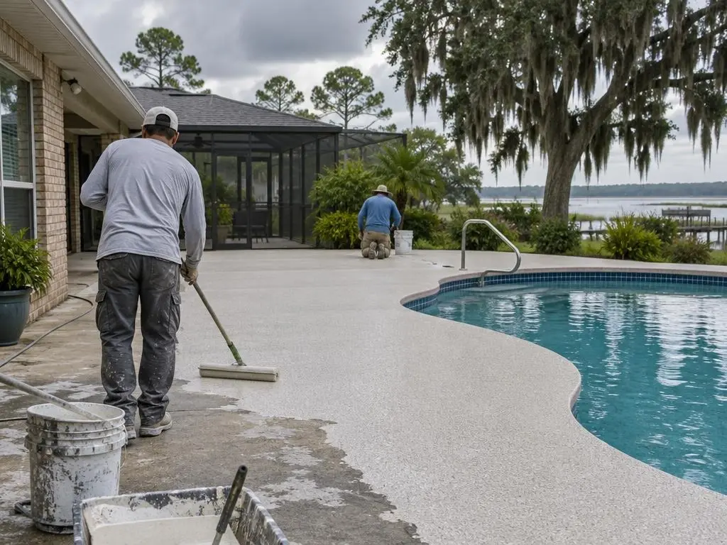 Pool Deck Resurfacing in Jacksonville, FL